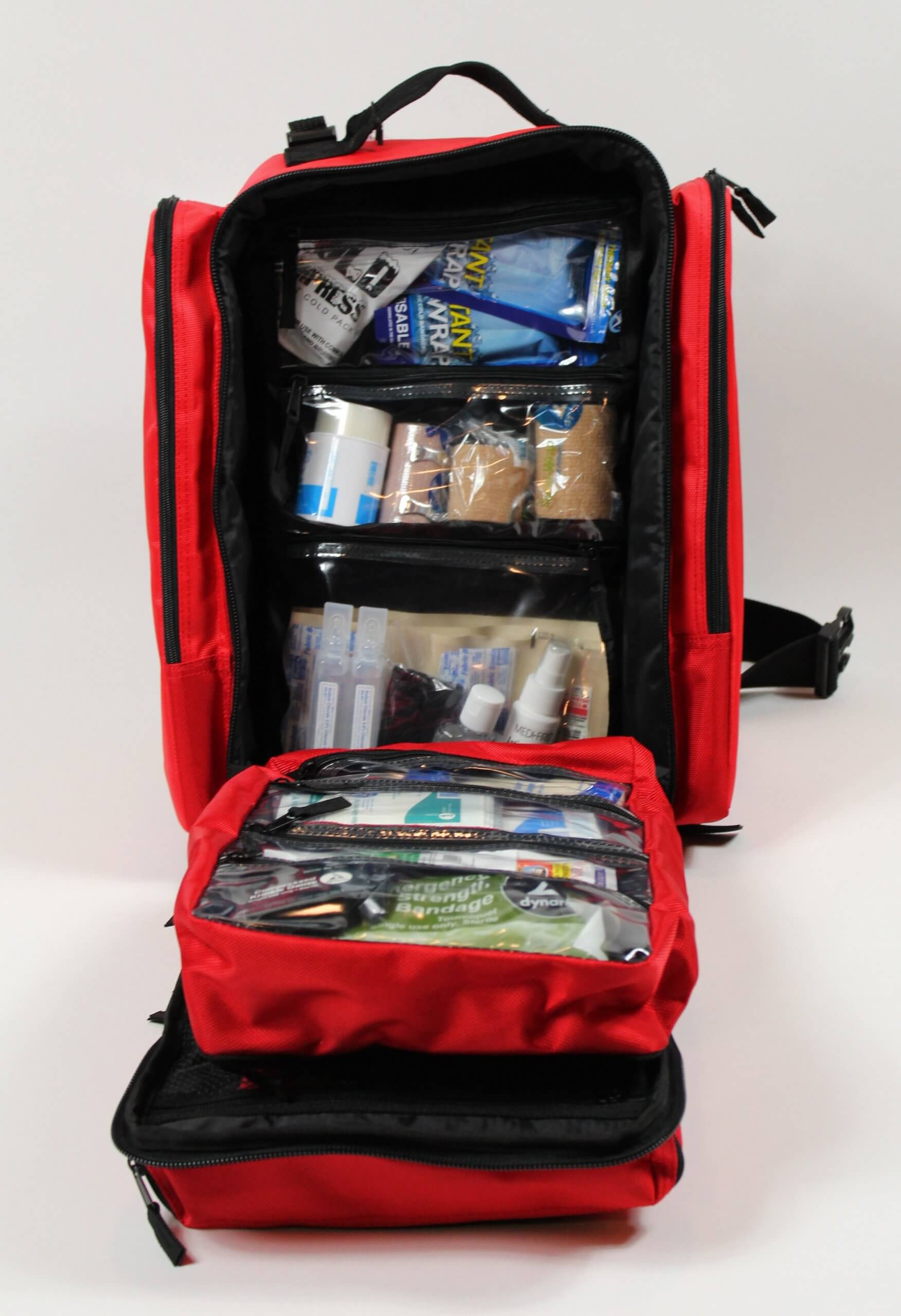 Trauma Backpack Best Seller RED TNT First Aid