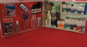 2 Shelf Metal First-Aid Cabinet