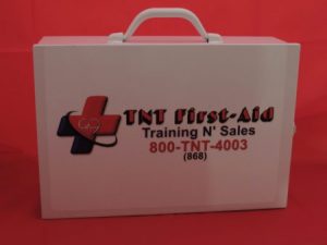2 Shelf Metal First-Aid Cabinet