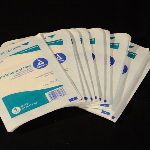 2" x 3" sterile Non Adherent Pad 10 ct.