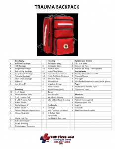 Trauma Backpack Best Seller
