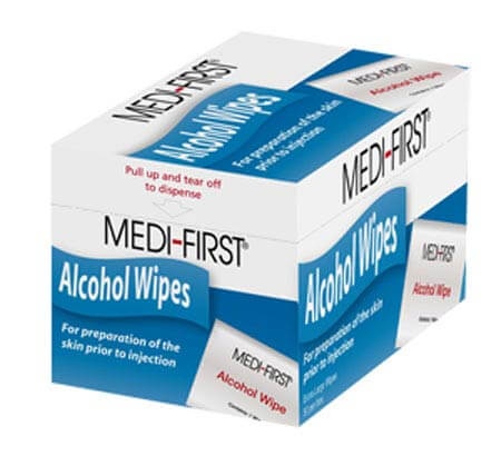 Alcohol wipes 50 ct
