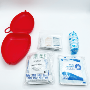 Mini Red First Aid Kit with Meds - Image 4