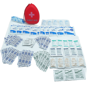 Mini Red First Aid Kit with Meds - Image 5